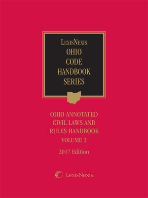 cover image of Ohio Annotated Civil Laws and Rules Handbook